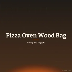 Bag of blue gum pizza oven firewood