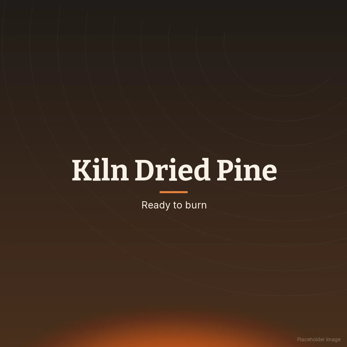 Kiln dried pine firewood, split and stacked