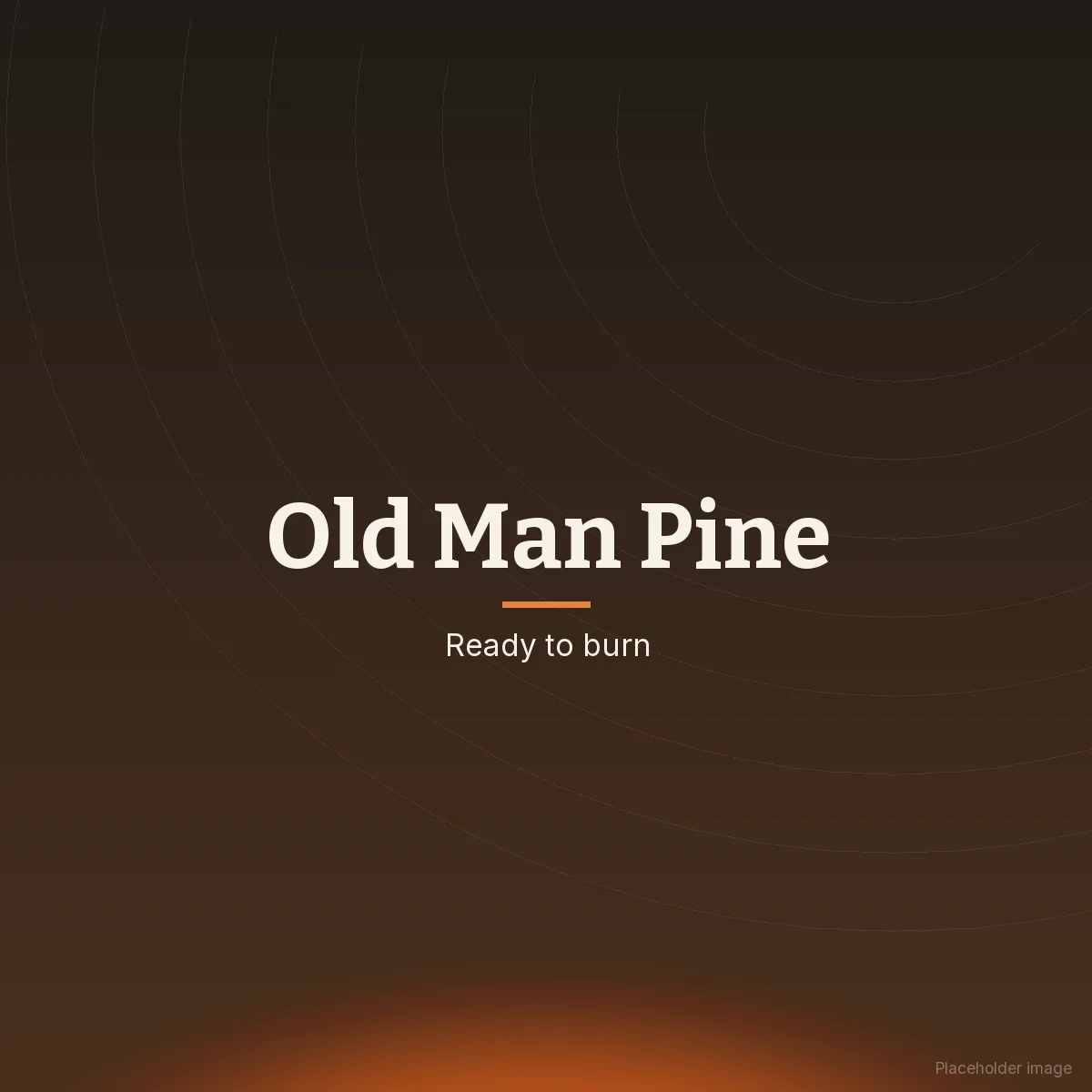 Old man pine firewood from farm shelter belts