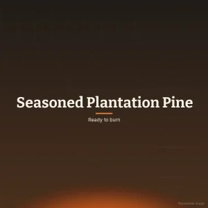 Seasoned plantation pine firewood