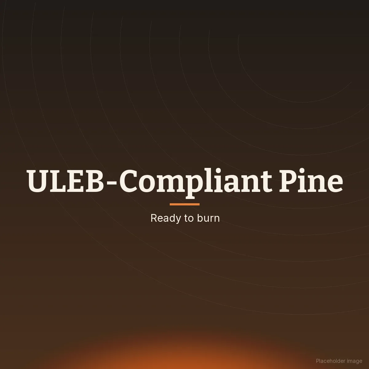 ULEB-compliant kiln dried pine firewood